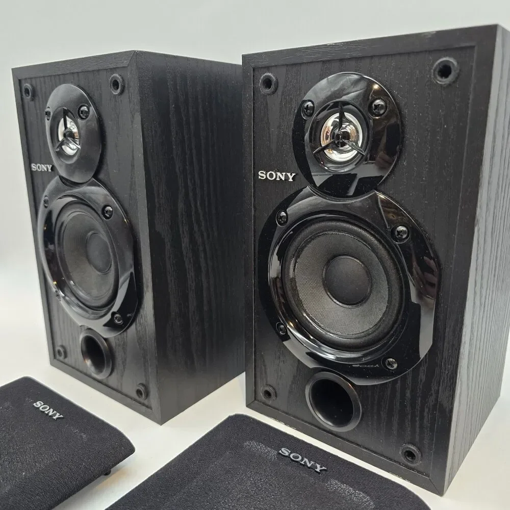 SONY SS-MSP69R Surround Sound Speaker Set of 2 Black Speakers